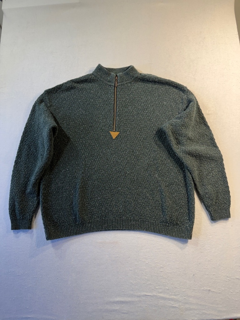 Vintage Alps Quarter Zip Sweater, Hunter Green